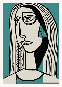 Women's health conceptual image, right composition